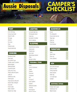 Camper's Checklist