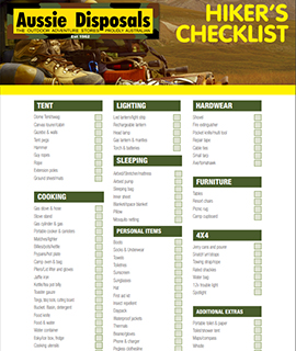 Hiker's Checklist