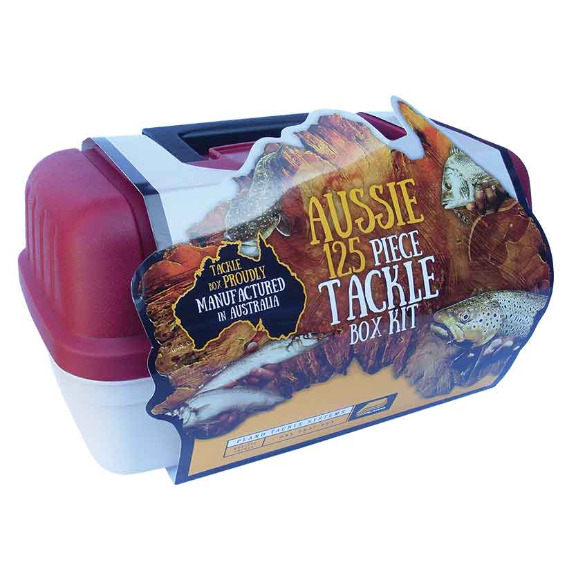 Aussie 125 Piece Tackle Box Kit