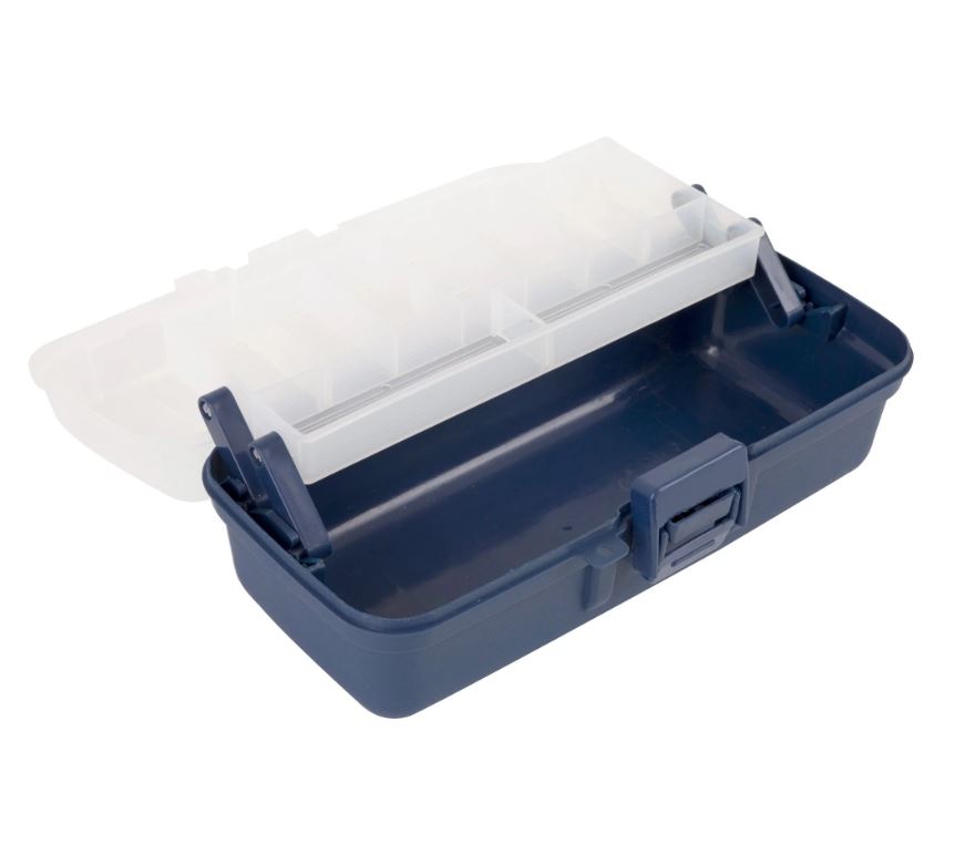 Jarvis Walker 1 Tray Tackle Box Clear