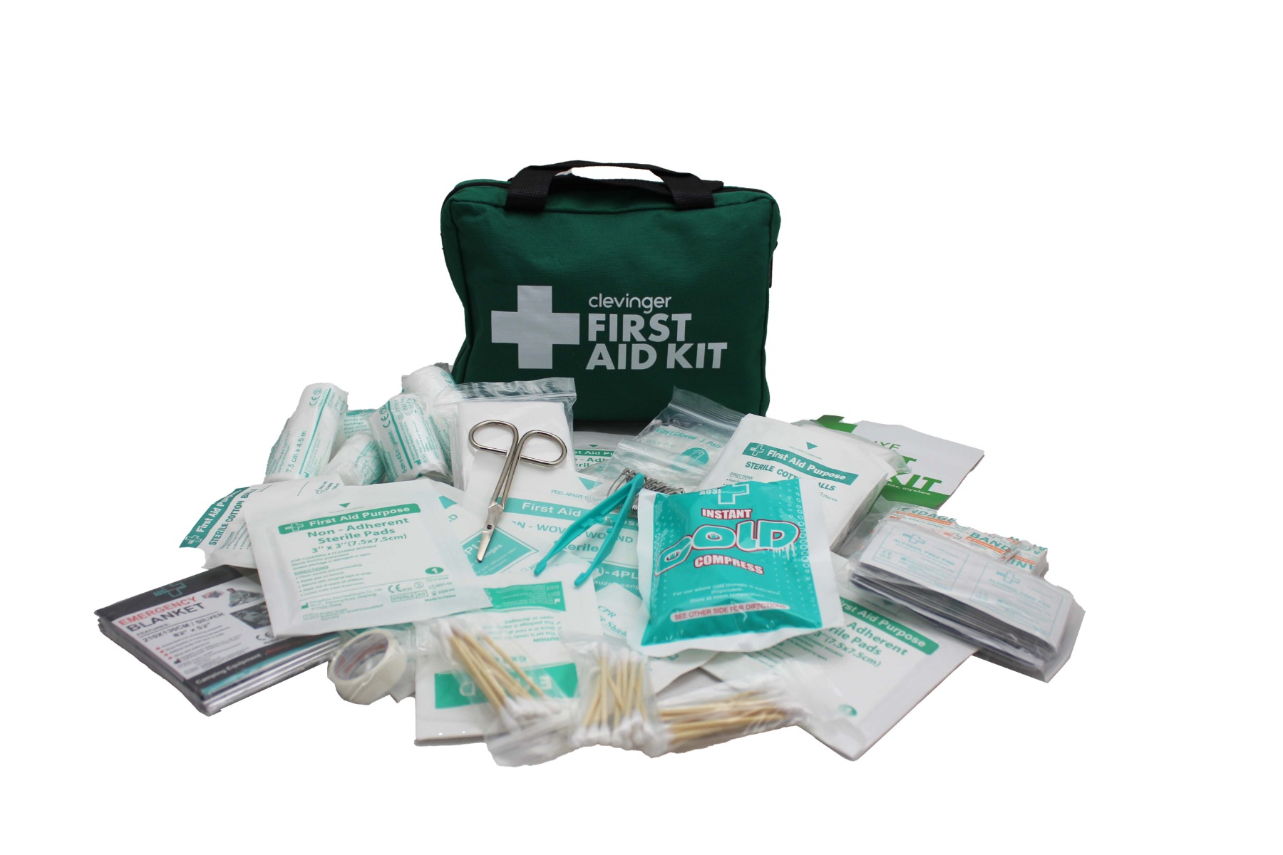Clevinger 210 piece deluxe First Aid Kit Contents
