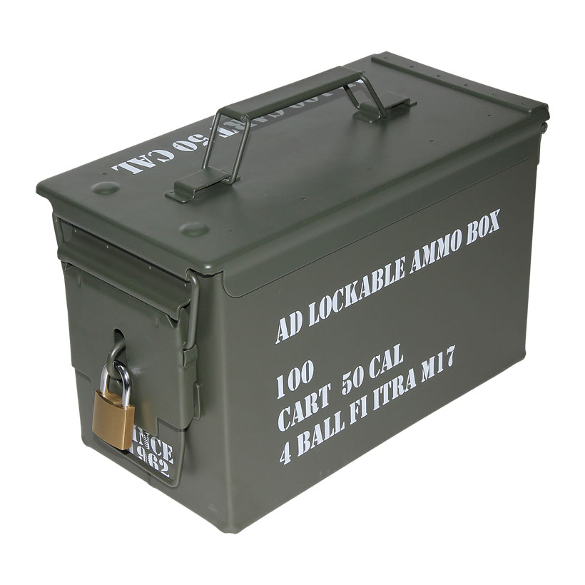 50 Cal Lockable Tracer Box