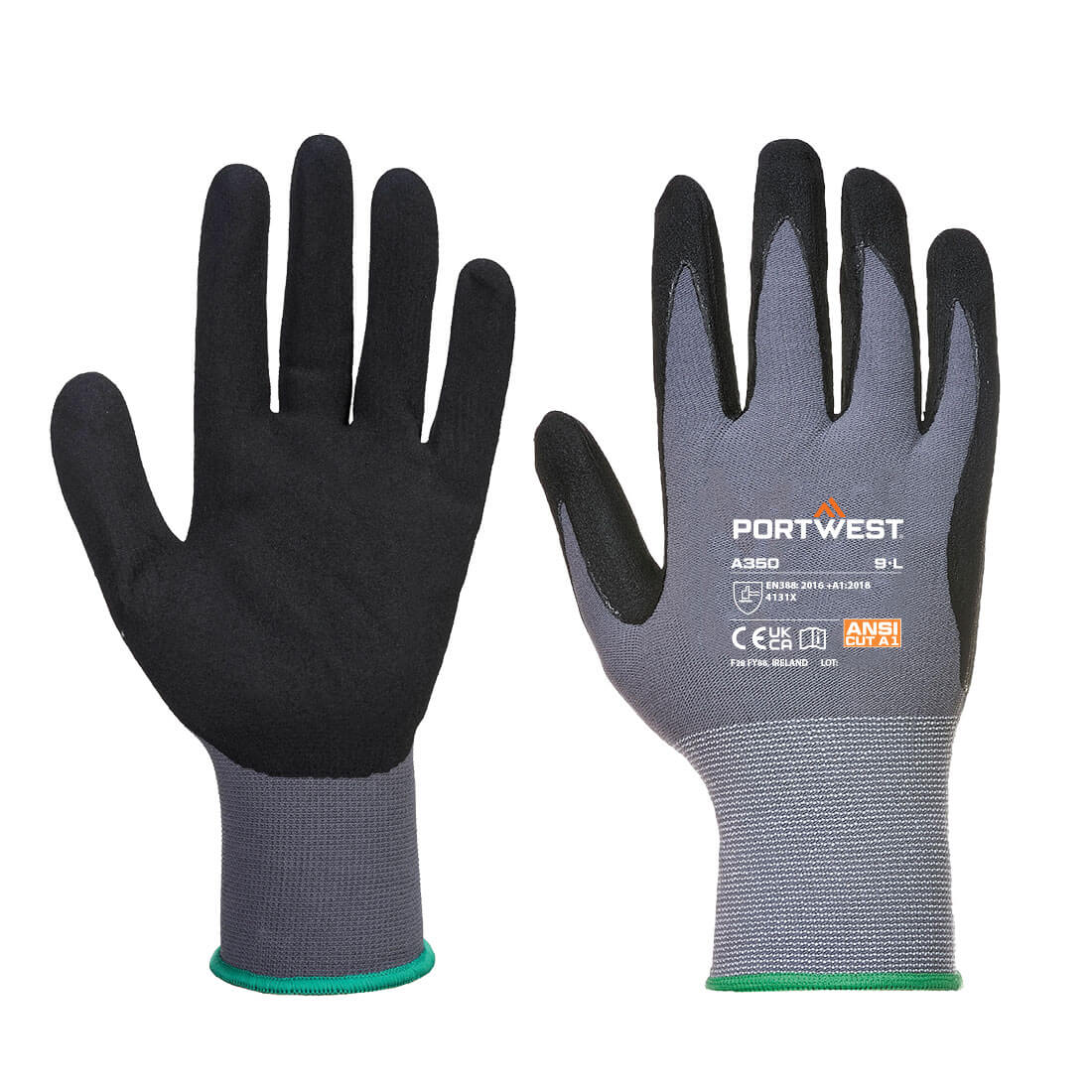 Portwest DermiFlex Glove Black both