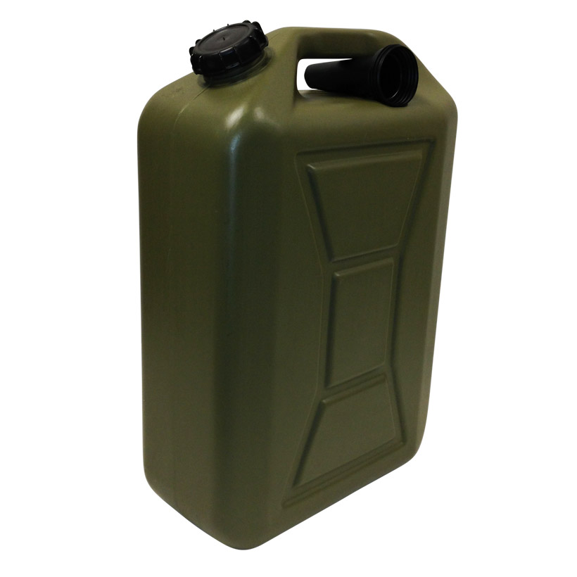 20 LT Army Style Plastic Jerry Can 