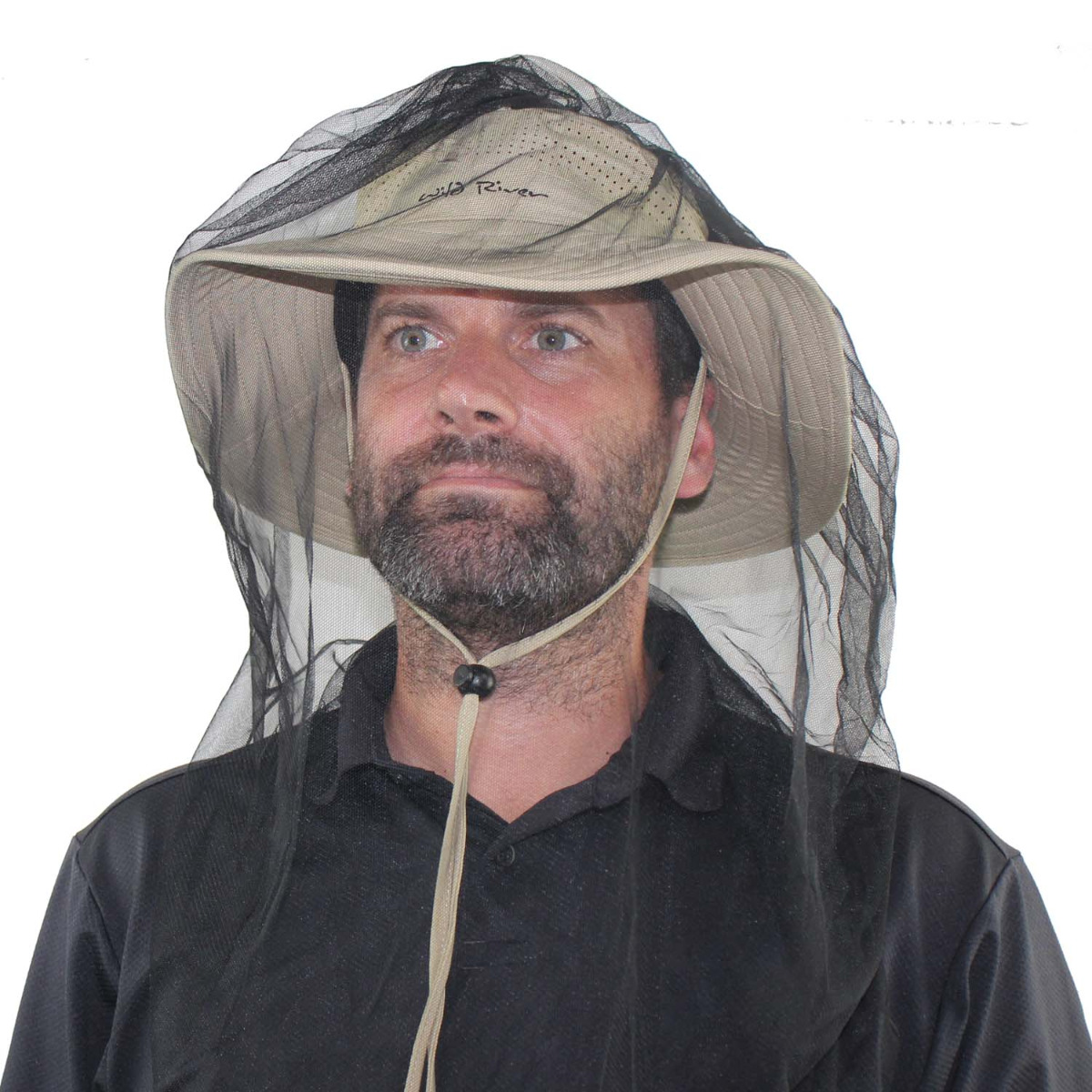 WILD RIVER BUSH HAT SAND WITH NETTING IN TOP