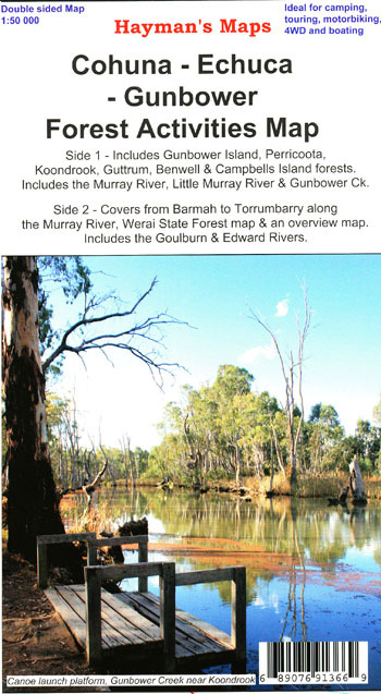 Hayman's Cohuna - Echuca - Gunbower Forest Activities Map