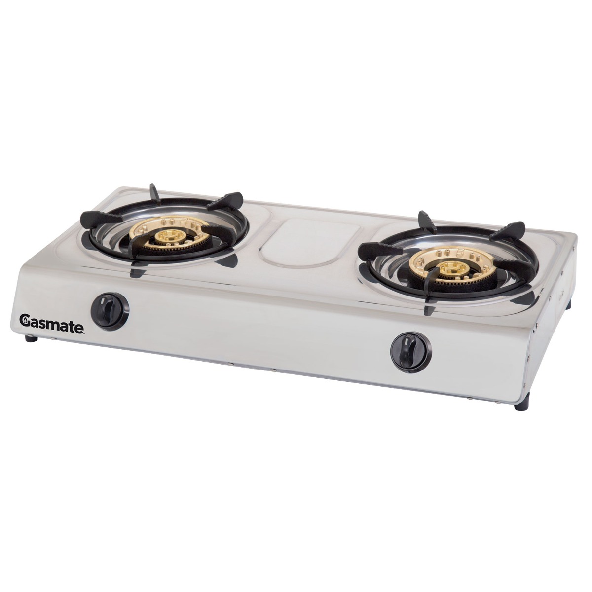 Twin Burner Stainless Steel Wok Style Cooker
