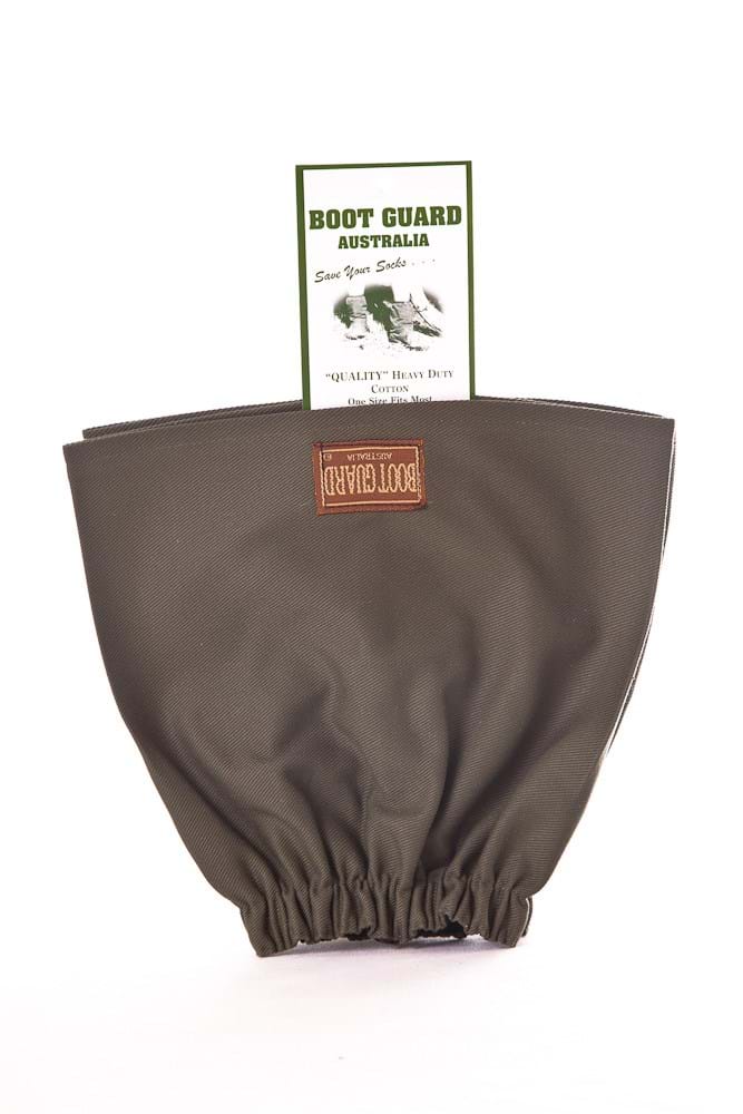 Heavy duty cotton over boot guard
