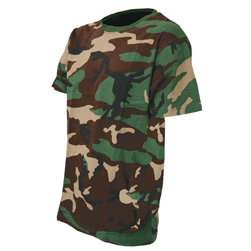 Army T Shirt Woodland Kids