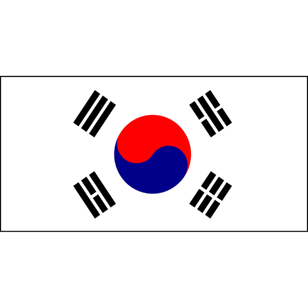Korea Flag (Republic of)
