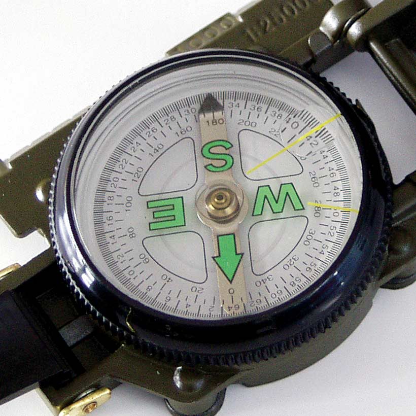 Elemental Military Lensatic Metal Compass