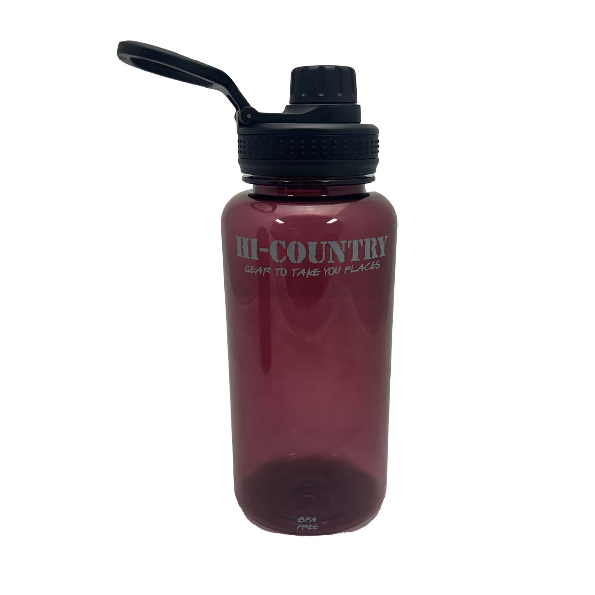 HI COUNTRY 1000ML WIDE MOUTH SIPPER BOTTLE red