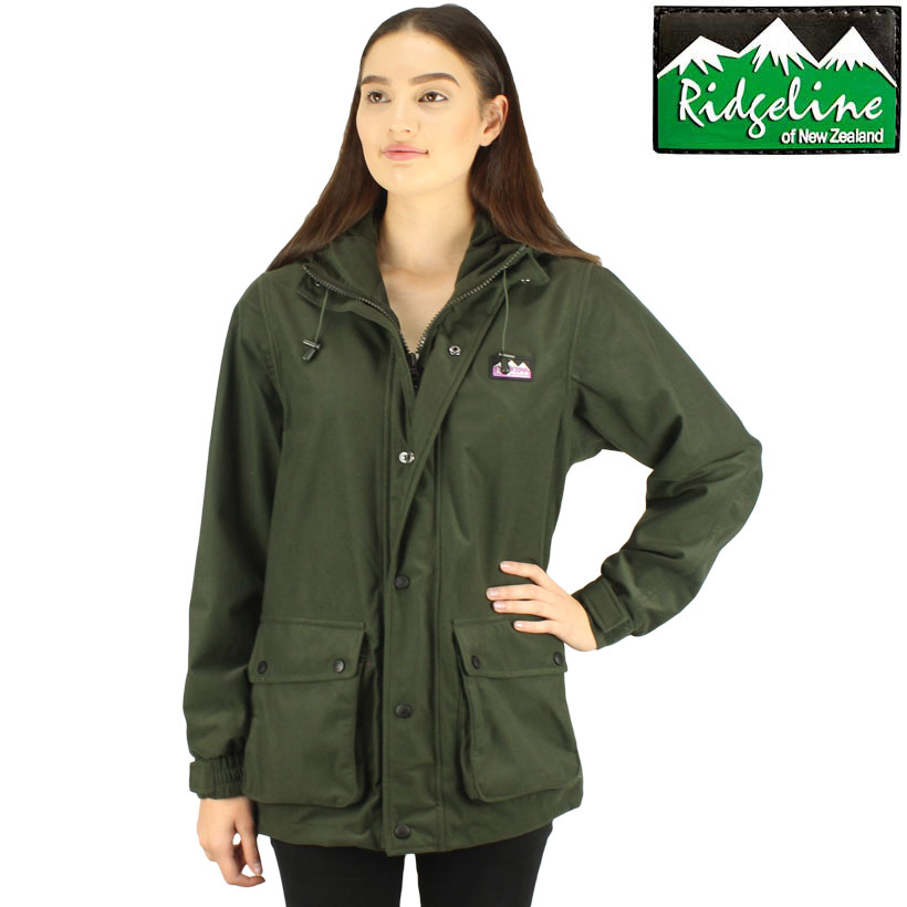 Ridgeline Ladies Mallard Jacket Olive/Mauve 