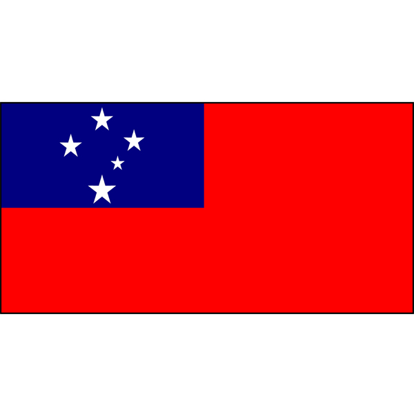 Samoa Flag (formerly Western Samoa)