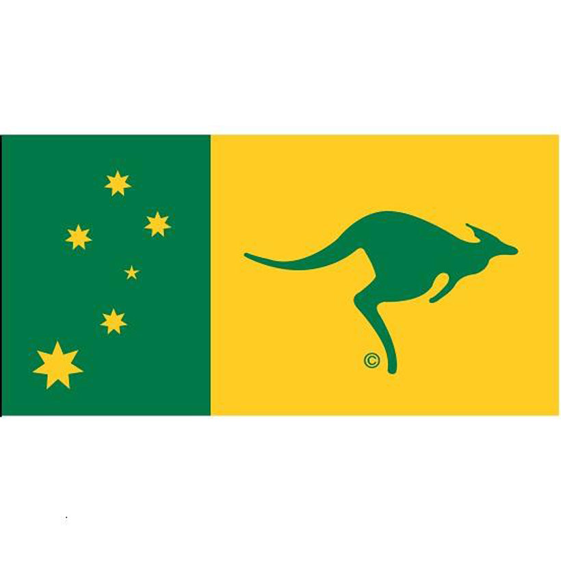 Aussie Kangaroo Sporting Flag