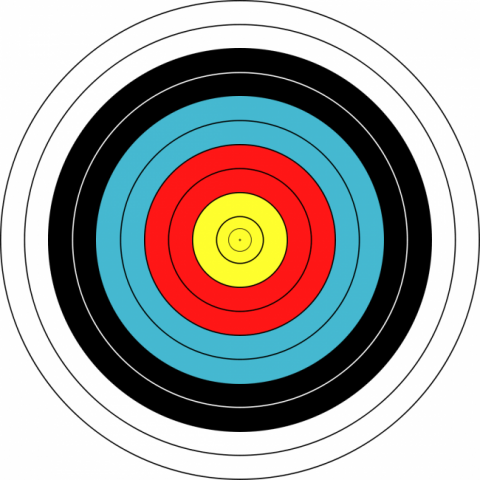 redzone 75cm paper archery target 