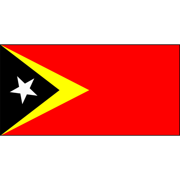Timor-Leste Flag (formerly East Timor)