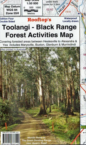 Toolangi - Black range Forest Activities Rooftop's Map