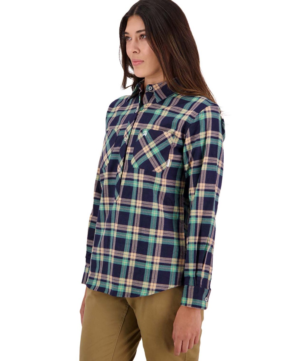 Swanndri Egmont Fern Flannel Shirt Female HB