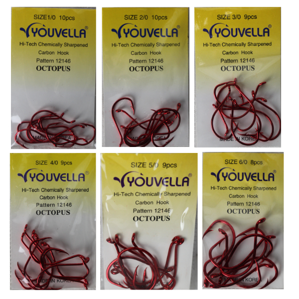 Youvella Octopus Hooks